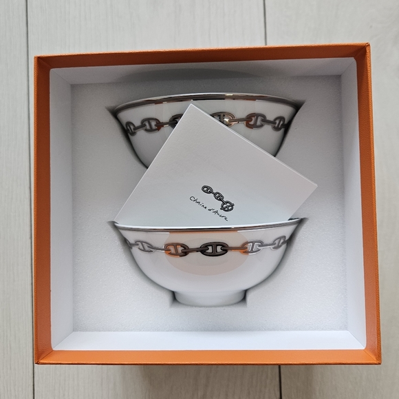 [RESERVED] Hermes chain d'ancre rice bowl set - Picture 4 of 4